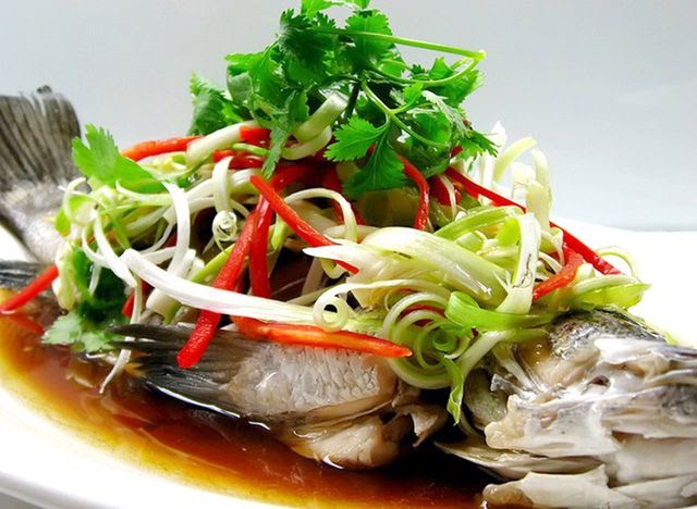Cách nấu món cá song hấp xì dầu
