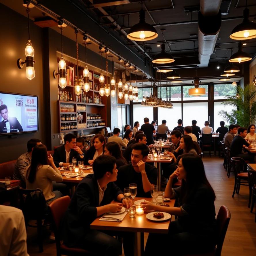 Không gian nhà hàng ẩm thực Estella Quận 2